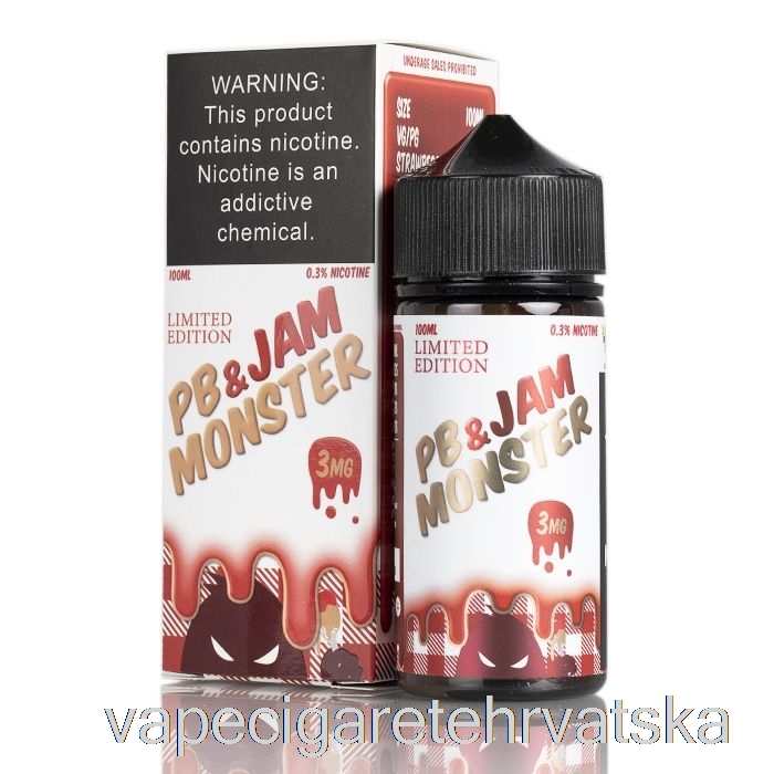 Vape Cigareta Jagoda - Pb I Marmelada Monster - 100ml 3mg